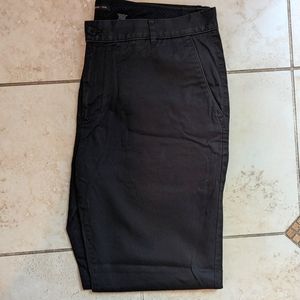 John Varvatos Men's Black Twill Pants